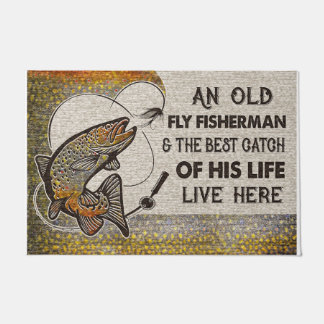 Fishing Doormat, Welcome Mat, Outdoor/Indoor ドアマット