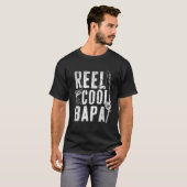 Fishing Father'S Day Papa Daddy Reel Bapa Tシャツ (正面フル)