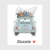 Fishing Fiat Car シール (シート)