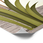 Fishing First Birthday Welcome Sign ポスター (角)