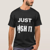 Fishing Fisher Angler Tシャツ (正面)