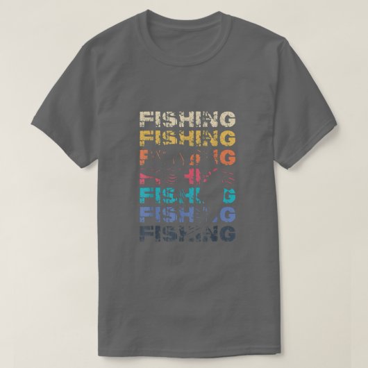 Fishing Fisher Fisherman Fishing Rod Fish Hook Lov Tシャツ (デザイン正面)