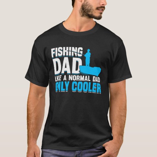 Fishing Fisherman Father Fisher Dad Fish  2 Tシャツ (正面)