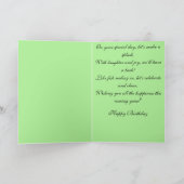 Fishing for Happiness, Folded Greeting Card カード (内部)