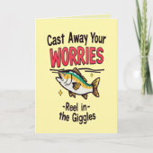 Fishing for Joy Birthday  カード (正面)