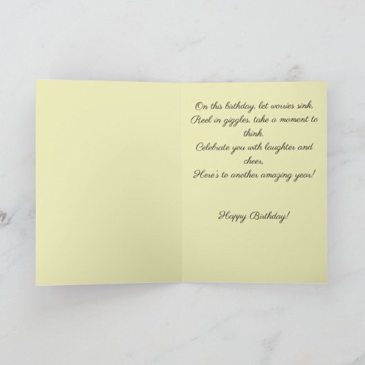 Fishing for Joy Birthday カード (内部)