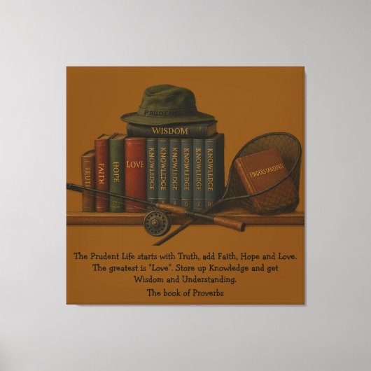 Fishing for Understanding  キャンバスプリント (正面)