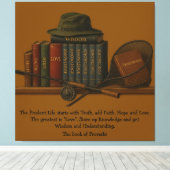 Fishing for Understanding  キャンバスプリント (インサイチュ (ウッドフロア))