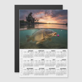 Fishing Fridge Calendar 2026, Carp / Fish (正面/裏面)