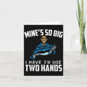 Fishing Funny Shirt Sarcasm Quotes Joke Hobbies Hu カード (正面)