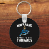 Fishing Funny Shirt Sarcasm Quotes Joke Hobbies Hu キーホルダー (正面)