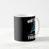 Fishing Funny Shirt Sarcasm Quotes Joke Hobbies Hu コーヒーマグカップ (正面右)