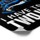 Fishing Funny Shirt Sarcasm Quotes Joke Hobbies Hu ポスター (角)