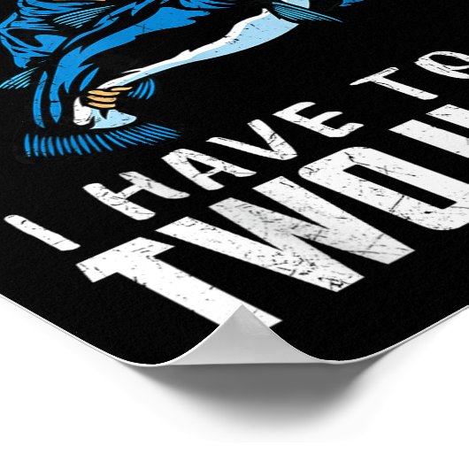 Fishing Funny Shirt Sarcasm Quotes Joke Hobbies Hu ポスター (角)