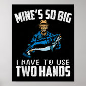 Fishing Funny Shirt Sarcasm Quotes Joke Hobbies Hu ポスター (正面)