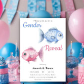 Fishing Gender Reveal 招待状