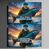 Fishing Guide Fisherman Fish Lake Ocean 名刺