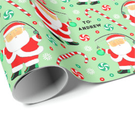 Fishing Holiday Gift ラッピングペーパー