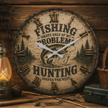 Fishing Hunting Cabin Fisherman & Hunter Gift