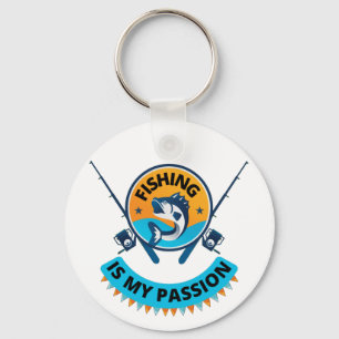 Fishing Is My Passion , lets go fishing T-Shirt キーホルダー