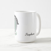 Fishing Is My Reel Addiction コーヒーマグカップ (正面右)