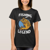Fishing Legend Angel Legend Fishing Perch Fishing  Tシャツ (正面)