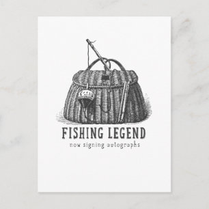 Fishing Legend Vintage Tackle Box ポストカード