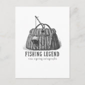 Fishing Legend Vintage Tackle Box ポストカード (正面)