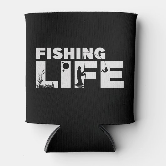 Fishing Life Funny Fishing 缶クーラー (正面)