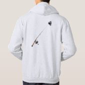 Fishing Line Through Shirt パーカ (裏面)