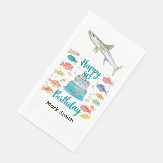 Fishing Lover 80th Birthday Watercolor  (コーナー)