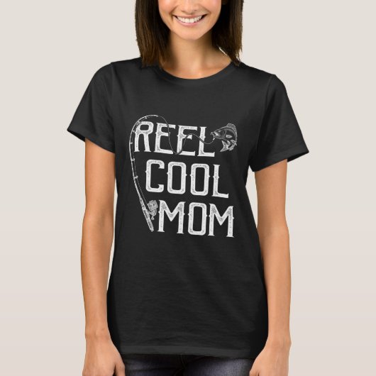 Fishing Lover Gift Reel Cool Mom Fisher Price Lovi Tシャツ (正面)