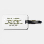 Fishing Lover Luggage Tag – Rainbow Trout Design   ラゲッジタグ (裏面横)