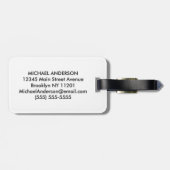 Fishing Lover Luggage Tag – Trout Fishing Design   ラゲッジタグ (裏面横)