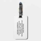 Fishing Lover Luggage Tag – Trout Fishing Design   ラゲッジタグ (裏面縦)