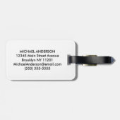 Fishing Lover Luggage Tag – Trout Fishing Design   ラゲッジタグ (裏面横)