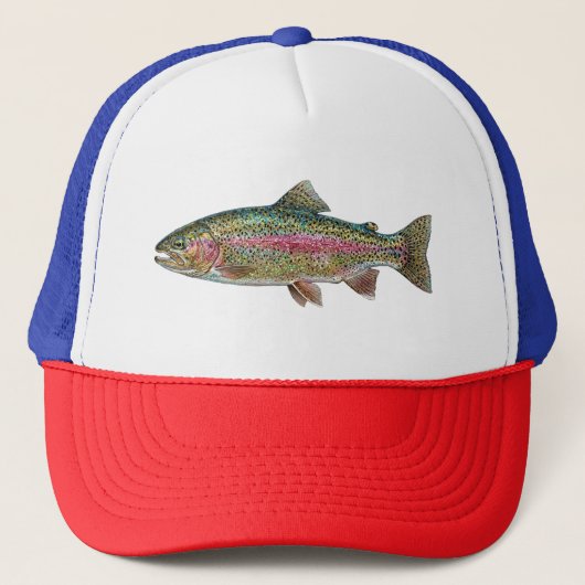 Fishing Lover  – Trout Fishing Design キャップ (正面)