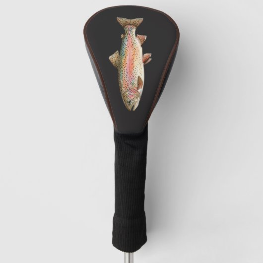 Fishing Lover  – Trout Fishing Design ゴルフヘッドカバー (正面)