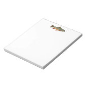 Fishing Lover  – Trout Fishing Design ノートパッド (回転)