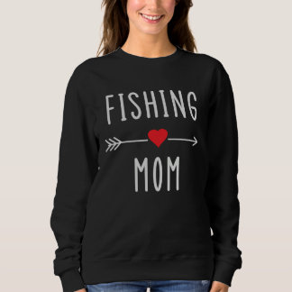 Fishing Mom  Fisherwoman Mom Fishing  Mother s Day スウェットシャツ