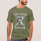 FISHING ON MY MIND Tシャツ (正面)