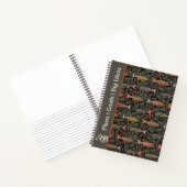 Fishing Orange Gray Trout Personalized Journal ノートブック (内部)