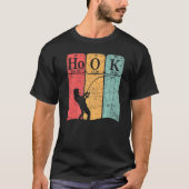 Fishing Periodic Table Elements Fisherman Nerdy Tシャツ (正面)