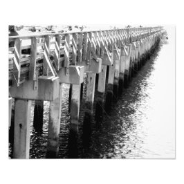 「Fishing Pier Legs(釣り桟橋の足)」フォトプリント フォトプリント