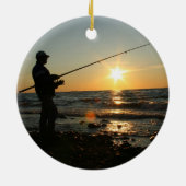 Fishing Prize Catch 2 Photos セラミックオーナメント (裏面)