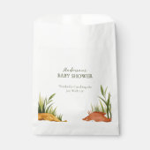 Fishing Reel Excited Little Fisherman Baby Shower  フェイバーバッグ (正面)