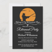 Fishing Retirement Party 招待状 (正面)