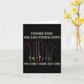 Fishing Rods Are Like Potato Chips You Can't Have  カード (黄色い花)