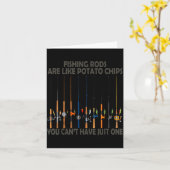 Fishing Rods Are Like Tato Chips You Can't Have Ju カード (黄色い花)