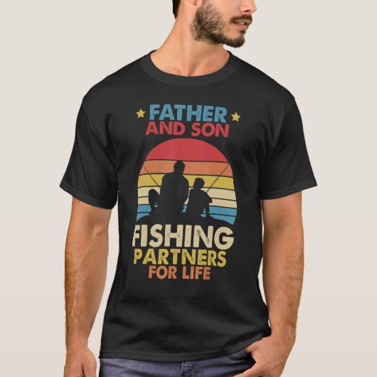 Fishing Shirt Father And Son Fishing Partners For Tシャツ (正面)